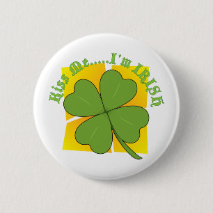 Macaron Rond 5 Cm Shamrock