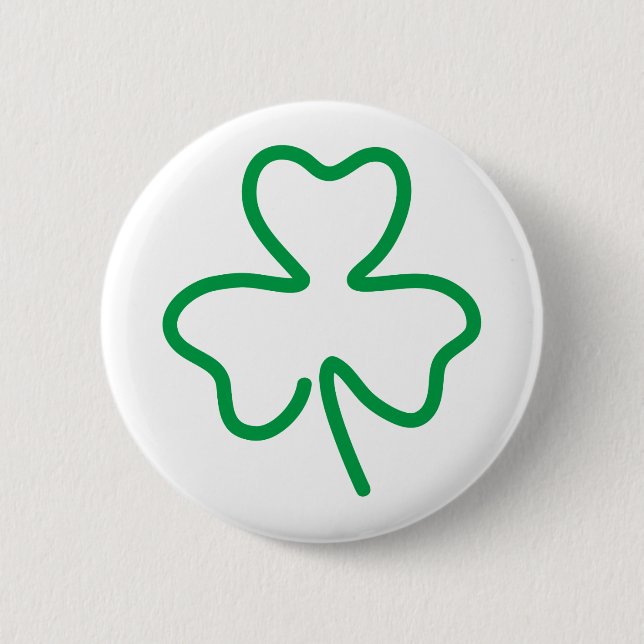 Macaron Rond 5 Cm Shamrock (Devant)
