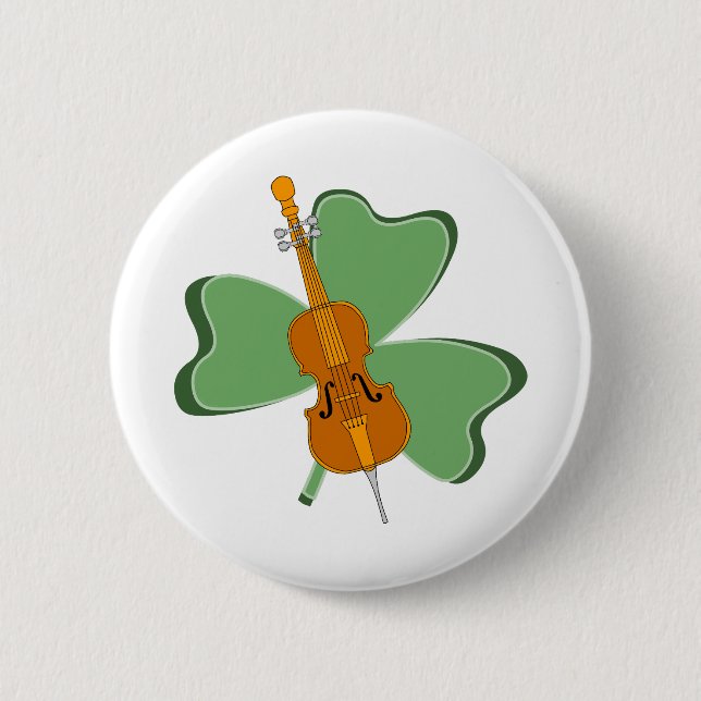 Macaron Rond 5 Cm Shamrock Cello (Devant)