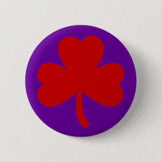 Macaron Rond 5 Cm Shamrock de Red Hat
