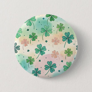 Macaron Rond 5 Cm Shamrock Stickers