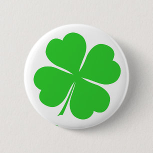 Macaron Rond 5 Cm Shamrock / Tatouages de trèfle + vos idées