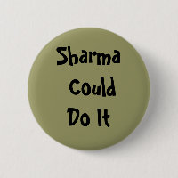 Sharma a pu le faire bouton d'escalade de roche