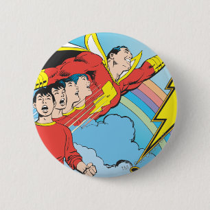 Macaron Rond 5 Cm SHAZAM/Billy Batson