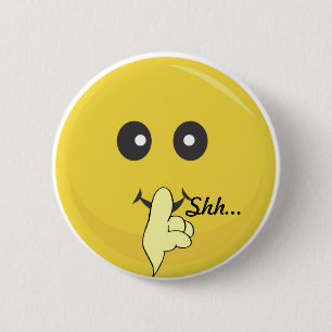 Macaron Rond 5 Cm Shhh… Bouton