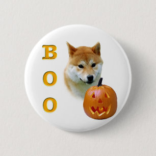 Macaron Rond 5 Cm Shiba Inu Boo
