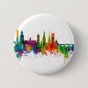 Macaron Rond 5 Cm Shrewsbury England Skyline