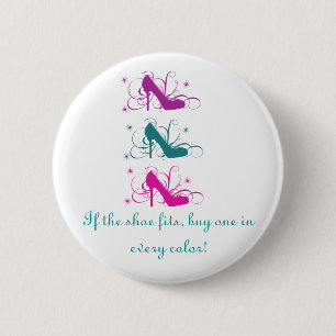 Macaron Rond 5 Cm Si La Chaussure Est Fixée Bouton