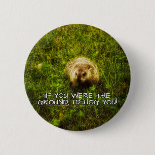 Macaron Rond 5 Cm Si tu étais le sol, je te porterais !badge