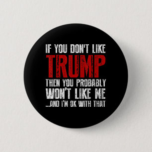 Macaron Rond 5 Cm Si vous n'aimez pas Trump