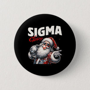 Macaron Rond 5 Cm Sigma Claus Cool Père Noël Funny Noël Noël Noël Mè