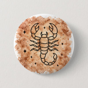 Macaron Rond 5 Cm Signe du Scorpion