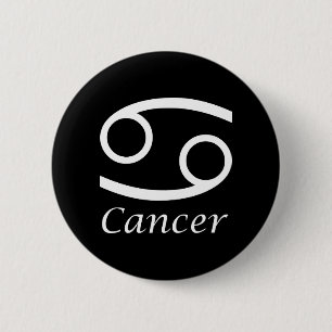 Macaron Rond 5 Cm SIGNE Zodiaque "Cancer"