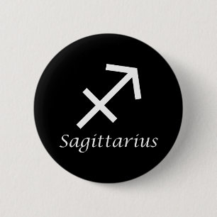 Macaron Rond 5 Cm SIGNE Zodiaque 'Sagittarius'