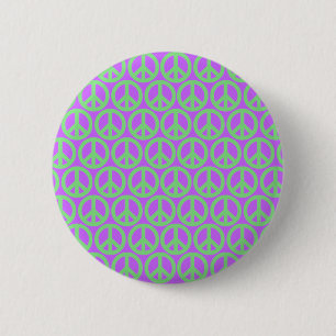 Macaron Rond 5 Cm Signes de paix