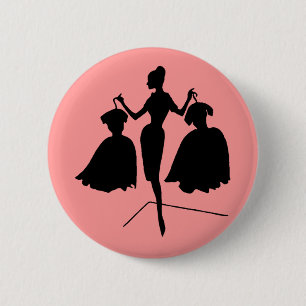 Macaron Rond 5 Cm Silhouette de mode