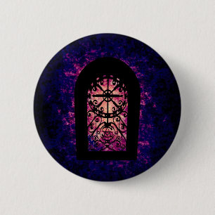 Macaron Rond 5 Cm Silhouette de porte en cristal