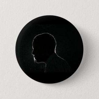 Macaron Rond 5 Cm silhouette d'obama