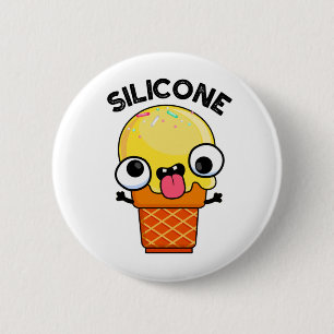 Macaron Rond 5 Cm Silicone Funny Crème de glace Cone Pun