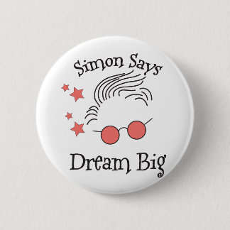 Macaron Rond 5 Cm Simon Dit Dream Big
