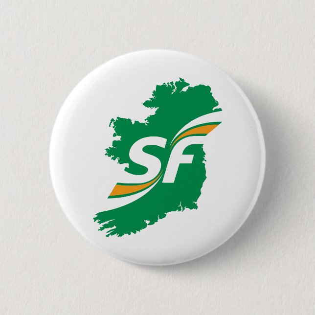 Macaron Rond 5 Cm Sinn Fein se boutonnent (Devant)