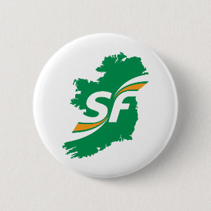 Macaron Rond 5 Cm Sinn Fein se boutonnent