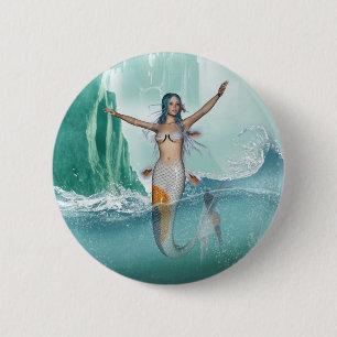 Macaron Rond 5 Cm Sirène