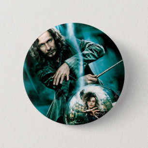 Macaron Rond 5 Cm Sirius Black et Bellatrix Lestrange
