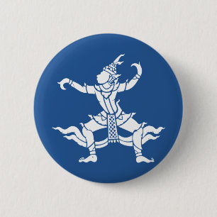 Macaron Rond 5 Cm SIX Danseuse thaïlandaise ⚠ Thaïlande ⚠