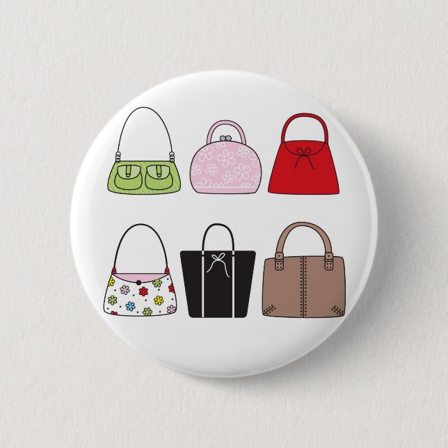 Macaron Rond 5 Cm Six petits boutons de bourses (Devant)