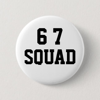 Macaron Rond 5 Cm Six Seven 6 7 Équipe Mème Drôle Humour