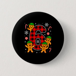Macaron Rond 5 Cm Six Seven 6 7 Mème Noël Couple Correspondant Garço