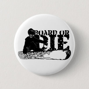 Macaron Rond 5 Cm skeleboarder ou die.