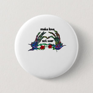 Macaron Rond 5 Cm Skeleton conception de coeur main