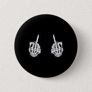 Macaron Rond 5 Cm Skeleton Halloween Bones Halloween Doigt Moyen
