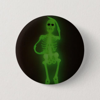 Macaron Rond 5 Cm Skelton au néon