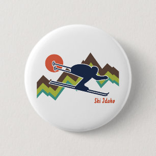 Macaron Rond 5 Cm Ski Idaho