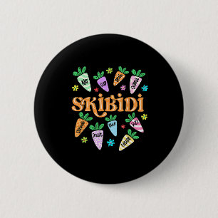 Macaron Rond 5 Cm Skibidi Rizzler de Pâques Funny Rizzler de Pâques