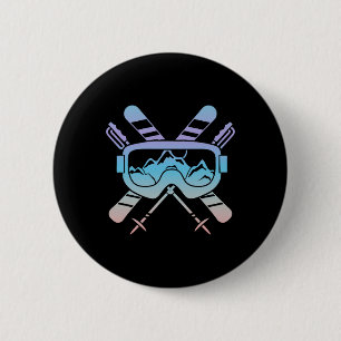 Macaron Rond 5 Cm Skis, ski alpin, _8