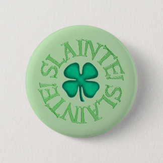 Macaron Rond 5 Cm Slainte green button