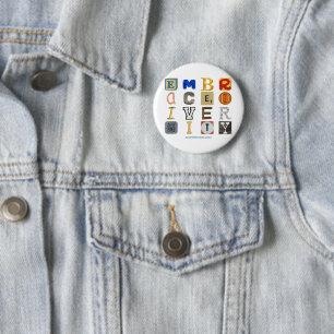 Macaron Rond 5 Cm SlipperyJoe embrasser la diversité métaphore LGBTQ
