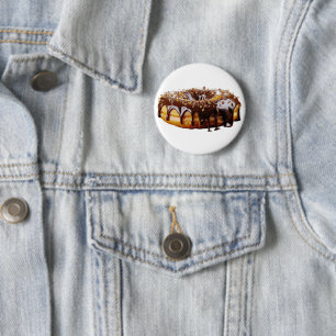 Macaron Rond 5 Cm SlipperyJoe's beignet décadent recouvert d'une épa