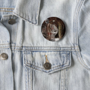 Macaron Rond 5 Cm SlipperyJoe's Halloween transparent homme fantomat
