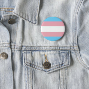 Macaron Rond 5 Cm SlipperyJoe's transgenre pride drapeau de la diver