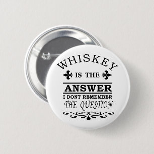 Macaron Rond 5 Cm slogan drôle de whisky