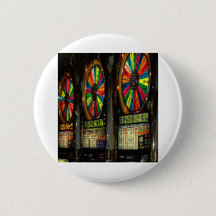 Macaron Rond 5 Cm SLOTS Las VEGAS
