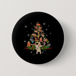 Macaron Rond 5 Cm Slots Noël Arbre Lumières Fun Parfums Noël Cadeau