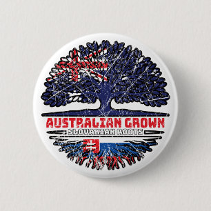 Macaron Rond 5 Cm Slovaquie Slovakie Australie Australie racine d'ar