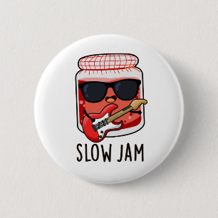 Macaron Rond 5 Cm Slow Jam Funny Music Food Pun