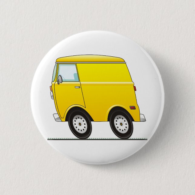 Macaron Rond 5 Cm Smart Van Yellow (Devant)